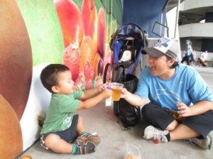 完走後のビール