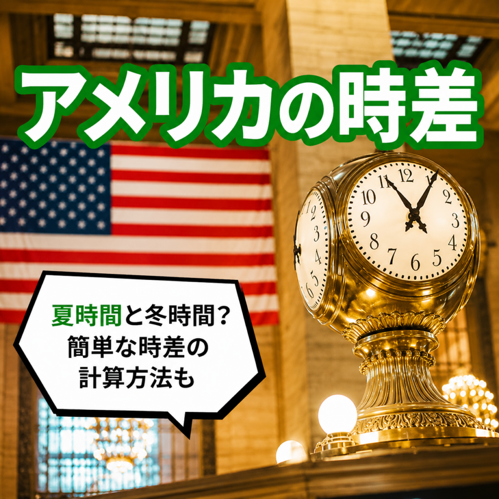 ぱる 7/7（火）13時まで アメリカと日本の時差は何時間？6つの時間帯別の早見表